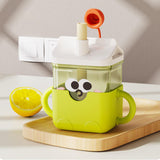 Maxbell Baby Starter Training Cup Cute Portable Water Cup for Infant to 12-18 Months Green