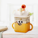 Maxbell Baby Starter Training Cup Cute Portable Water Cup for Infant to 12-18 Months Yellow