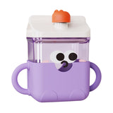 Maxbell Baby Starter Training Cup Cute Portable Water Cup for Infant to 12-18 Months Purple