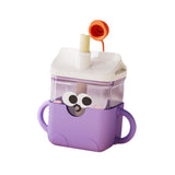Maxbell Baby Starter Training Cup Cute Portable Water Cup for Infant to 12-18 Months Purple