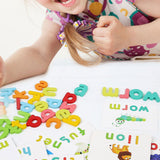 Maxbell Abc Learning Educational Toys Match Letter Spelling Games for Preschool Kids