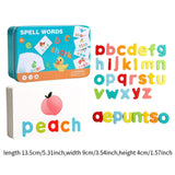 Maxbell Abc Learning Educational Toys Match Letter Spelling Games for Preschool Kids
