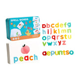 Maxbell Abc Learning Educational Toys Match Letter Spelling Games for Preschool Kids