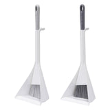 Maxbell Kids Broom Dustpan Set Cleaning Sweeping Play Toy for Preschoolers Boys Home Gray