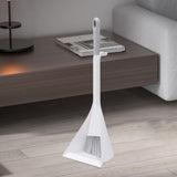 Maxbell Kids Broom Dustpan Set Cleaning Sweeping Play Toy for Preschoolers Boys Home Gray