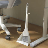 Maxbell Kids Broom Dustpan Set Cleaning Sweeping Play Toy for Preschoolers Boys Home Gray