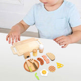 Maxbell Kitchen Toys Kitchen Accessories Wooden Toys for Kids Birthday Gift