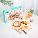 Maxbell Kitchen Toys Kitchen Accessories Wooden Toys for Kids Birthday Gift