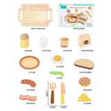 Maxbell Kitchen Toys Kitchen Accessories Wooden Toys for Kids Birthday Gift