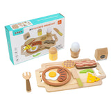 Maxbell Kitchen Toys Kitchen Accessories Wooden Toys for Kids Birthday Gift