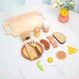 Maxbell Kitchen Toys Kitchen Accessories Wooden Toys for Kids Birthday Gift