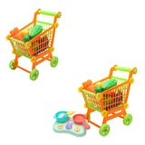 Maxbell Kids Shopping Cart Toys Fruit Vegetable for Girls Boys Preschoolers Children