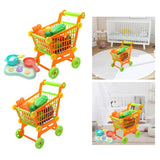 Maxbell Kids Shopping Cart Toys Fruit Vegetable for Girls Boys Preschoolers Children