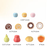 Maxbell Wooden Tea Set Role Play Educational Kitchen Food Accessories for Girls Kids