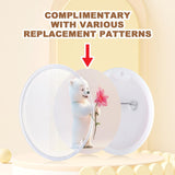 Maxbell Button Maker Machine Toys Badge Punch Press Kit for Children Boys Girls Kids Pink