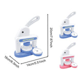 Maxbell Button Maker Machine Toys Badge Punch Press Kit for Children Boys Girls Kids Pink