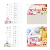 Maxbell Button Maker Machine Toys Badge Punch Press Kit for Children Boys Girls Kids Pink