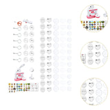 Maxbell Button Maker Machine Toys Badge Punch Press Kit for Children Boys Girls Kids Pink