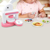 Maxbell Button Maker Machine Toys Badge Punch Press Kit for Children Boys Girls Kids Pink
