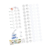 Maxbell Button Maker Machine Toys Badge Punch Press Kit for Children Boys Girls Kids Blue