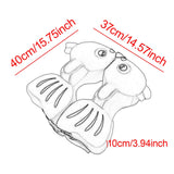 Maxbell Infants Swim Float Non Inflatable Buoy for Kids 6-72 Months for Bathtub Holiday Yellow