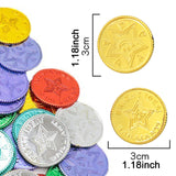 Maxbell Toy Coins Educational Coins for Play Props for Halloween