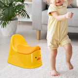 Maxbell Training Toilet Splash Guard Duck Potty Chair for Kids Girls Boys Yellow