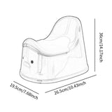 Maxbell Training Toilet Splash Guard Duck Potty Chair for Kids Girls Boys Yellow