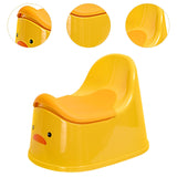 Maxbell Training Toilet Splash Guard Duck Potty Chair for Kids Girls Boys Yellow