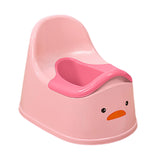 Maxbell Training Toilet Splash Guard Duck Potty Chair for Kids Girls Boys Pink