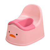 Maxbell Training Toilet Splash Guard Duck Potty Chair for Kids Girls Boys Pink