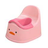 Maxbell Training Toilet Splash Guard Duck Potty Chair for Kids Girls Boys Pink