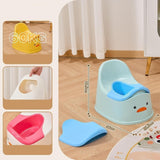 Maxbell Training Toilet Splash Guard Duck Potty Chair for Kids Girls Boys Blue