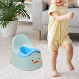 Maxbell Training Toilet Splash Guard Duck Potty Chair for Kids Girls Boys Blue