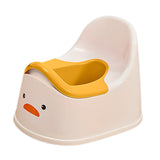 Maxbell Training Toilet Splash Guard Duck Potty Chair for Kids Girls Boys White