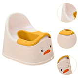 Maxbell Training Toilet Splash Guard Duck Potty Chair for Kids Girls Boys White