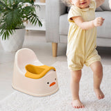 Maxbell Training Toilet Splash Guard Duck Potty Chair for Kids Girls Boys White