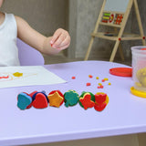 Maxbell 6x Paint Sponges for Kids Assorted Pattern Fun DIY Crafts Drawing Tools