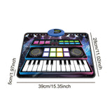 Maxbell Kids DJ Mixer Toy Versatile Educational Piano Mat for Birthday Gift