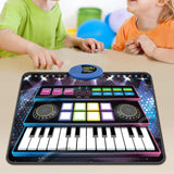 Maxbell Kids DJ Mixer Toy Versatile Educational Piano Mat for Birthday Gift