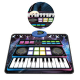 Maxbell Kids DJ Mixer Toy Versatile Educational Piano Mat for Birthday Gift