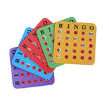 Maxbell 5 Pieces Bingo Game Cards Large Print Bingo Cardboard for Large Group Adults