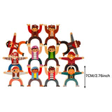 Maxbell 12Pcs Stacking Figure Toys Balancing Building Blocks for Boys Children's Day