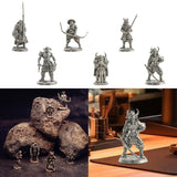 Maxbell Action Figure Display Ancient Collectible Statue for Home Display Decoration style A