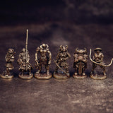 Maxbell Action Figure Display Ancient Collectible Statue for Home Display Decoration style F