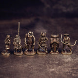 Maxbell Action Figure Display Ancient Collectible Statue for Home Display Decoration style F