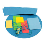 Maxbell Kids DIY Hat Material Kit Handicrafts Kindergarten Activities Hat Making Kit Blue