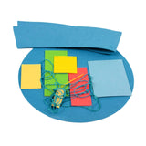 Maxbell Kids DIY Hat Material Kit Handicrafts Kindergarten Activities Hat Making Kit Blue