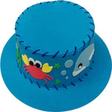 Maxbell Kids DIY Hat Material Kit Handicrafts Kindergarten Activities Hat Making Kit Blue