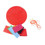 Maxbell Kids DIY Hat Material Kit Handicrafts Kindergarten Activities Hat Making Kit Red